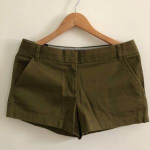 J.Crew Chino Shorts (Dark Green)